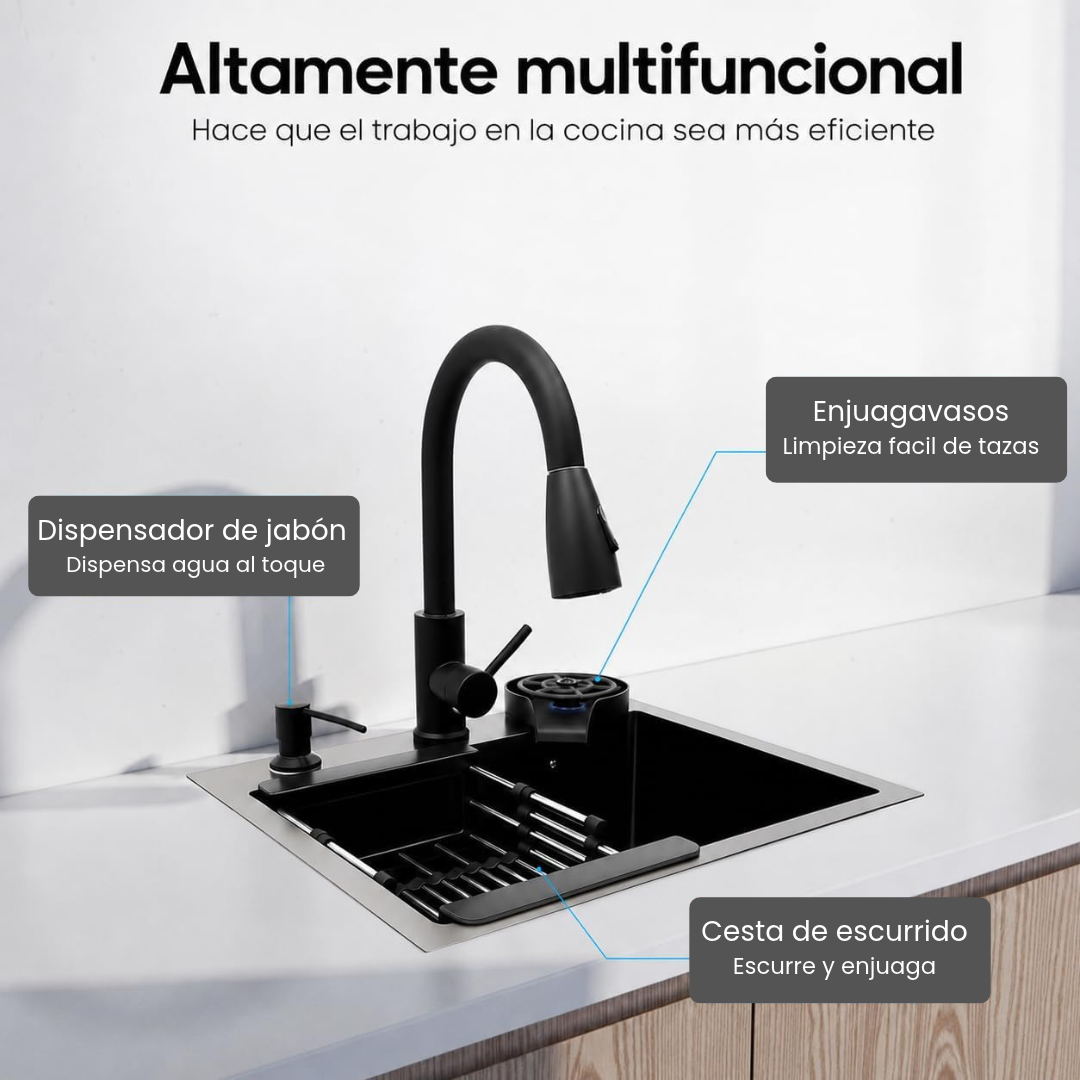 Fregadero Multifuncional Virelqua Compact